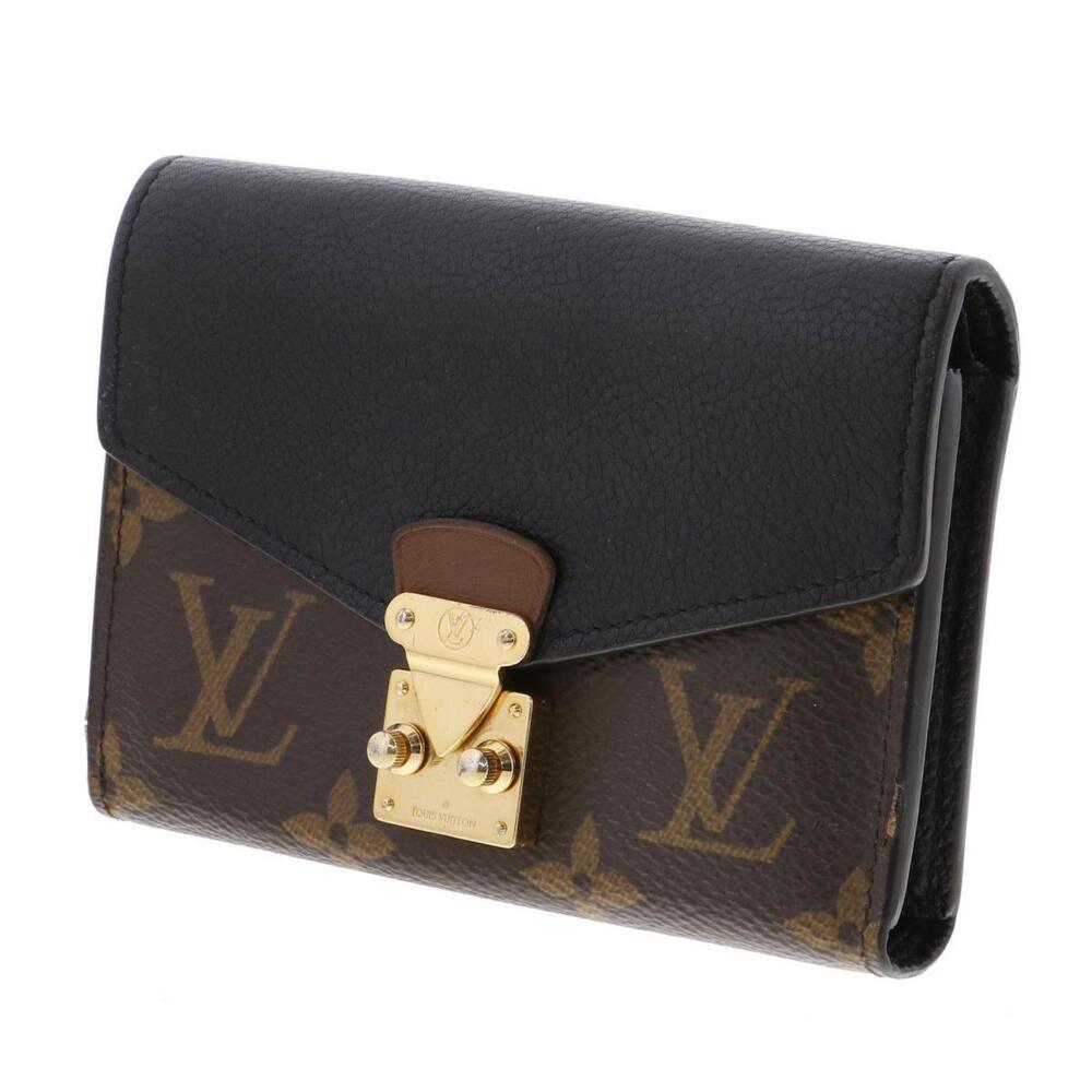 LOUIS VUITTON Portefeuille Pallas Compact Tri fold Wallet Monogram Brown - Picture 2 of 6